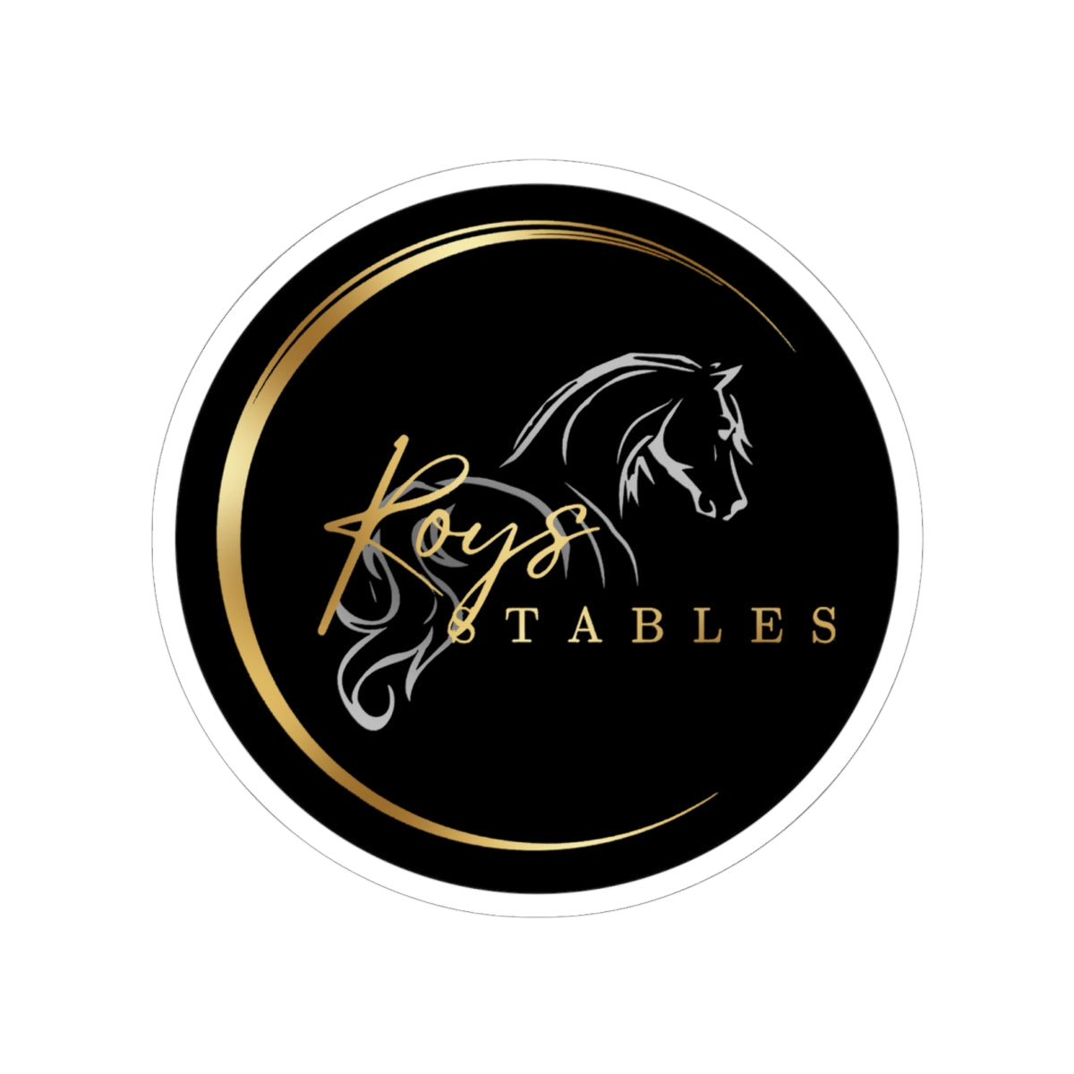 Stickers - 2 sizes, clear or white trim