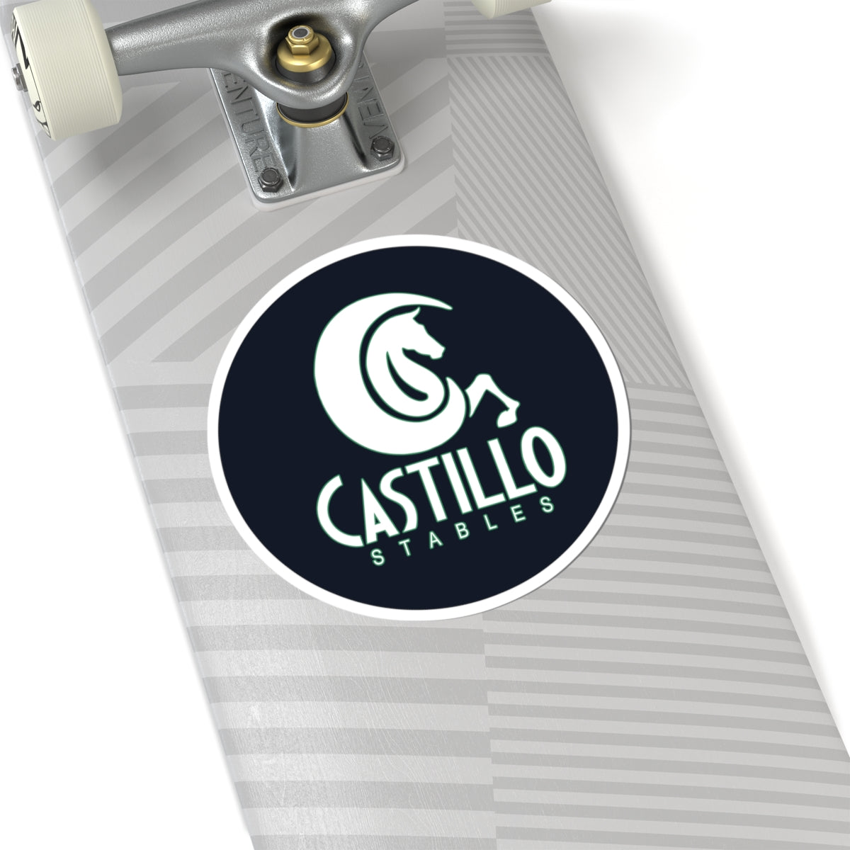 Stickers - 2 sizes, clear or white trim