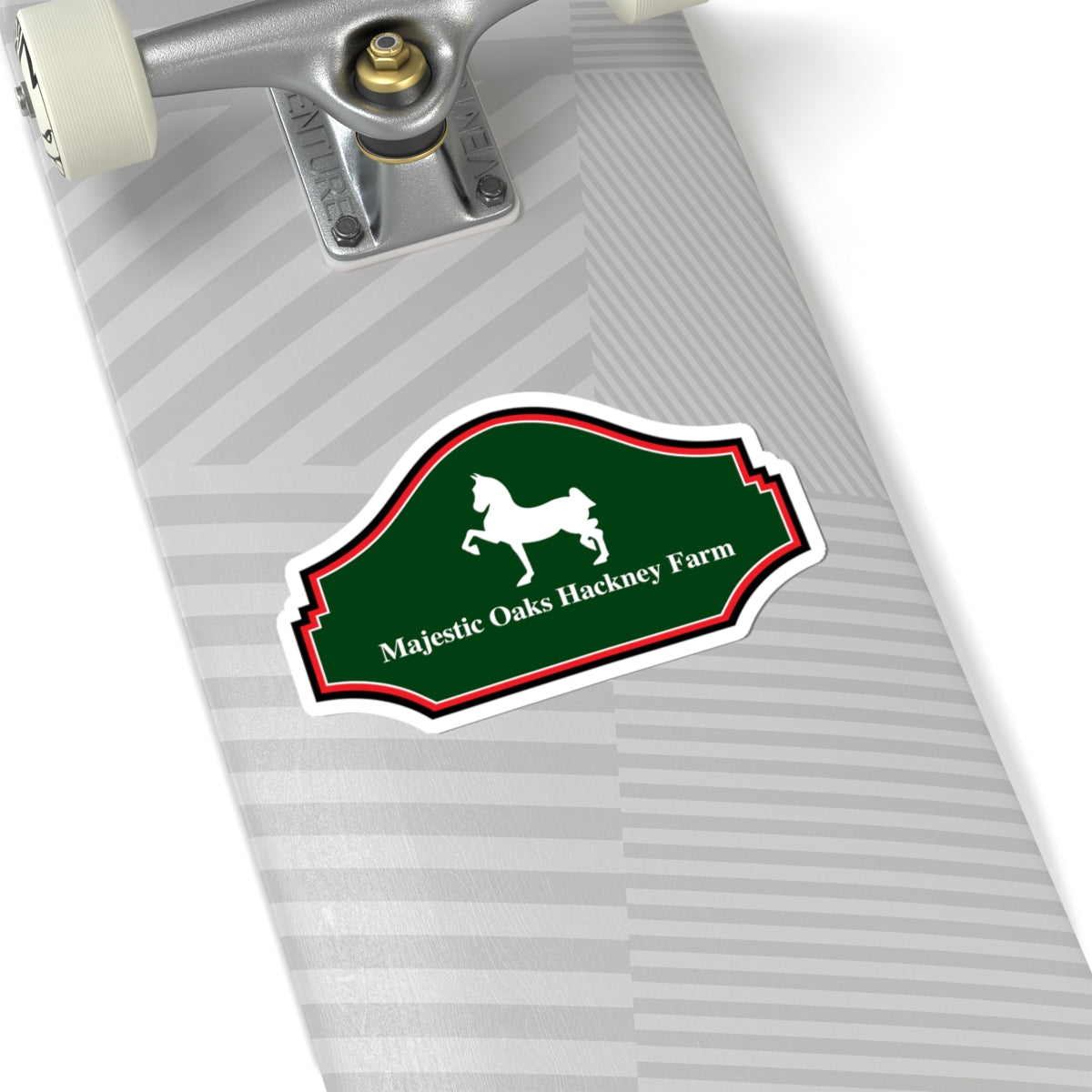 Stickers - 2 sizes, clear or white trim