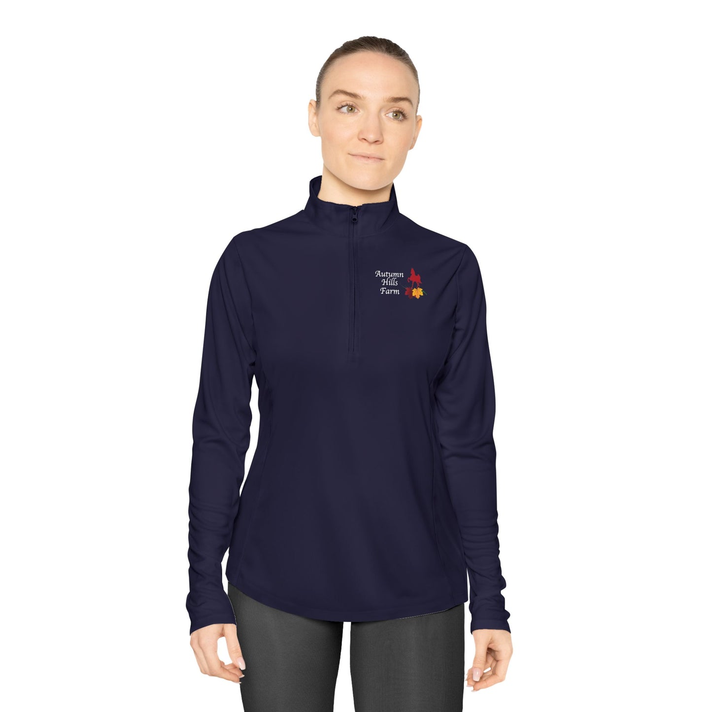 Ladies Quarter-Zip Pullover AHF