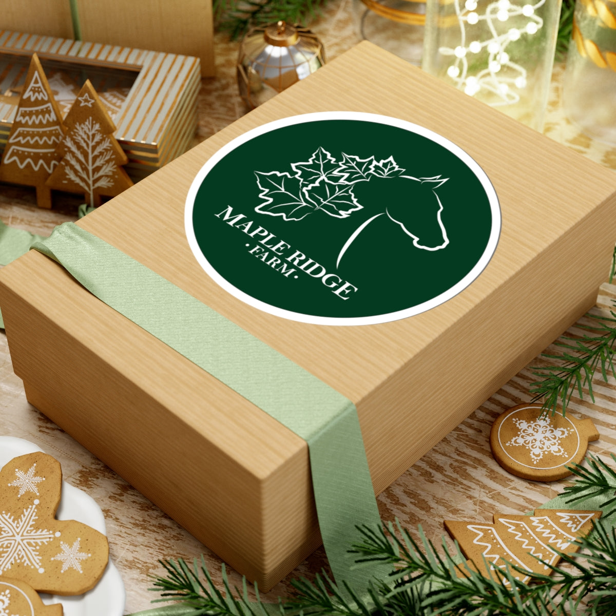 Stickers - 2 sizes, clear or white trim