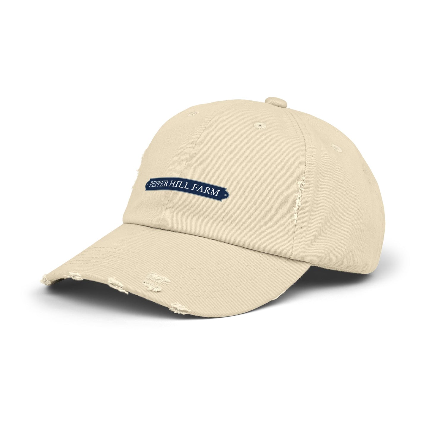 Distressed Cotton Cap