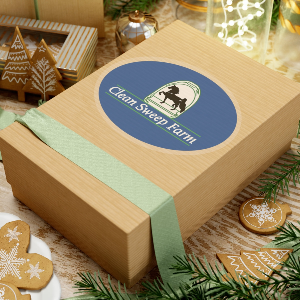 Stickers - 2 sizes, clear or white trim