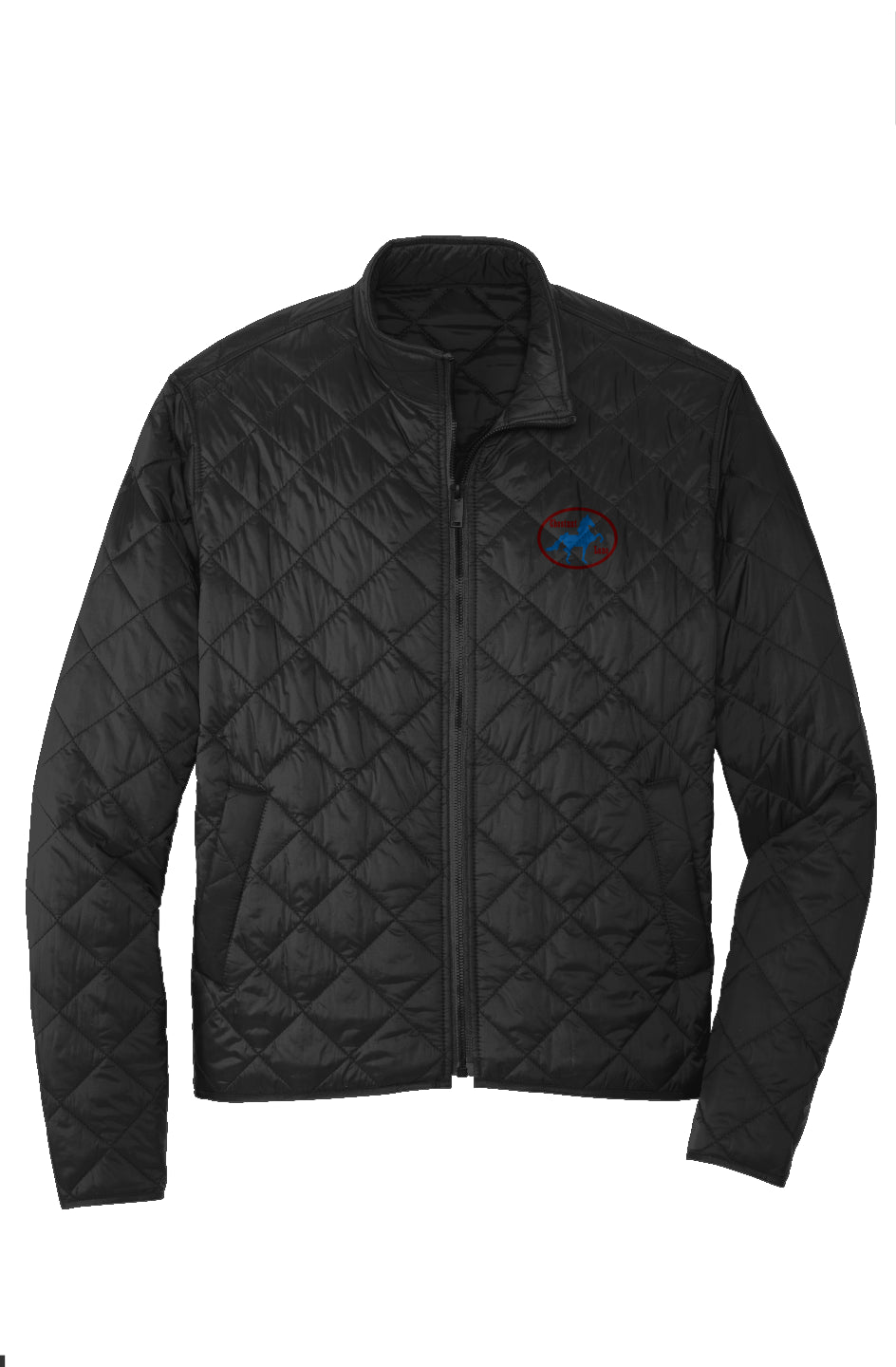 Luxury Quilted Jacket - Embroidered Logo