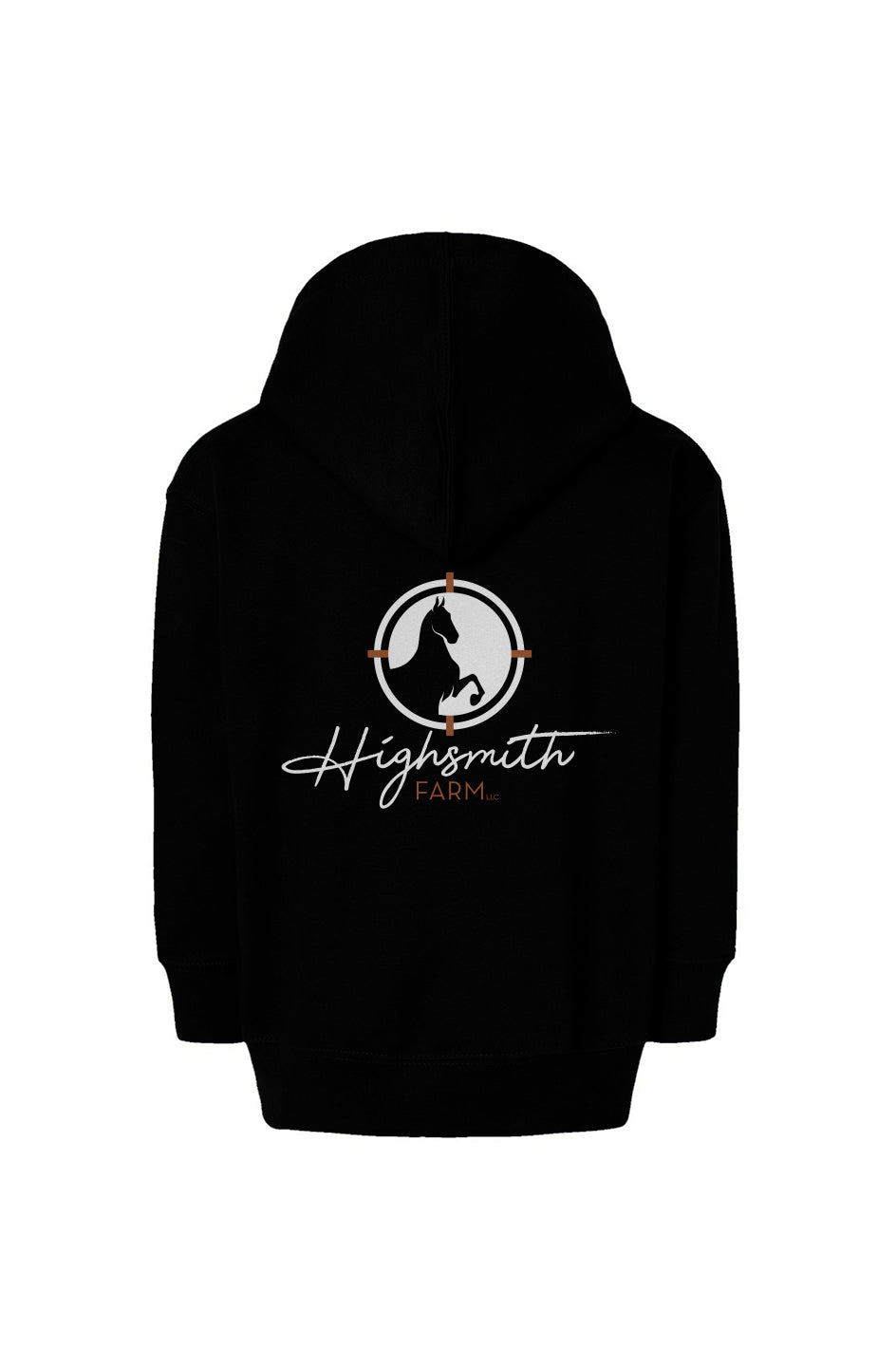 Front and Back Print Toddler Full-Zip Fleece Hoodie