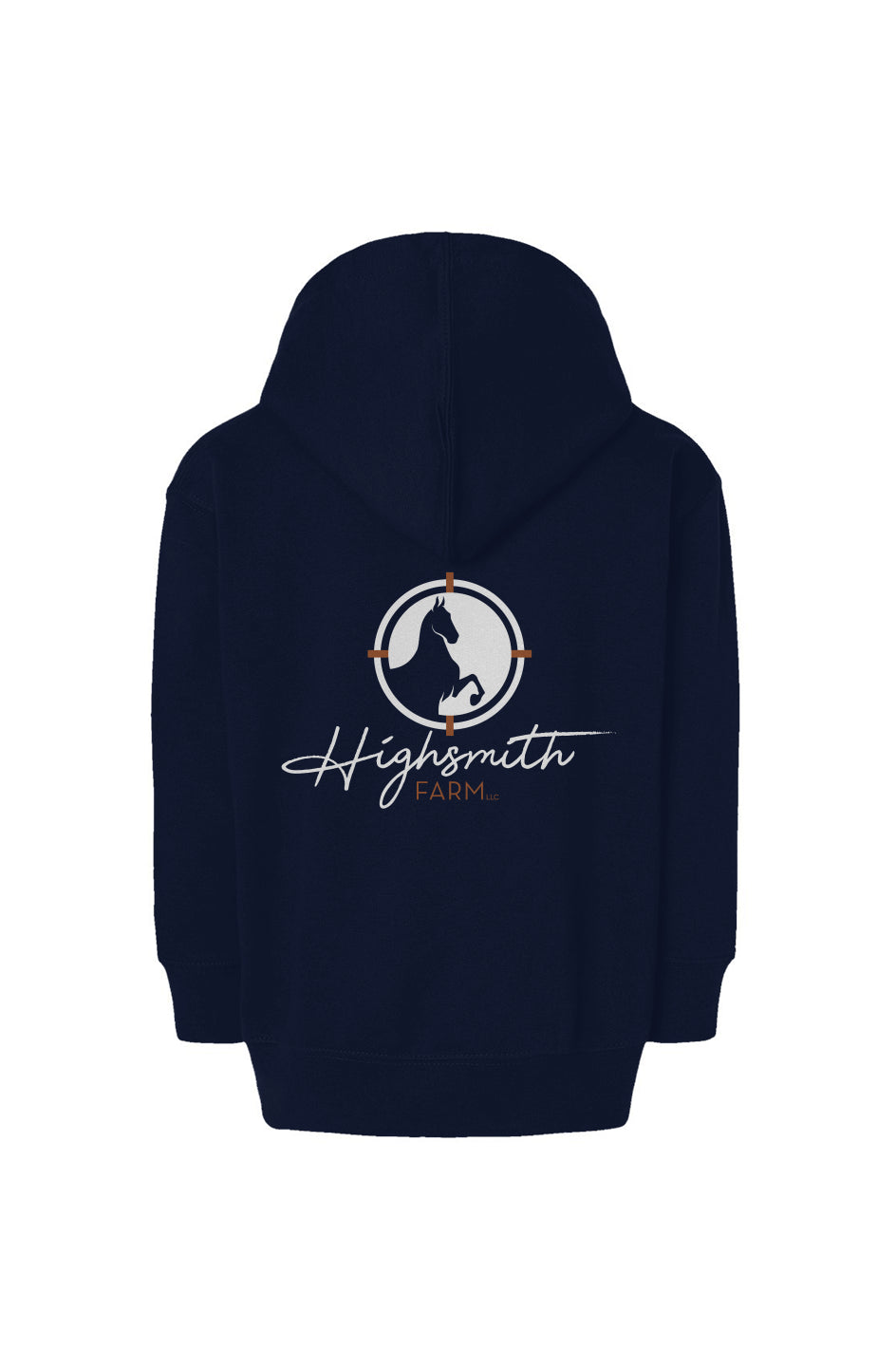 Front and Back Print Toddler Full-Zip Fleece Hoodie