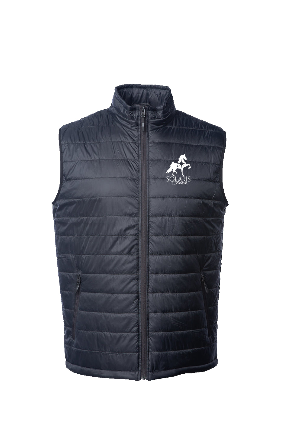 Embroidered Mens Puffer Vest