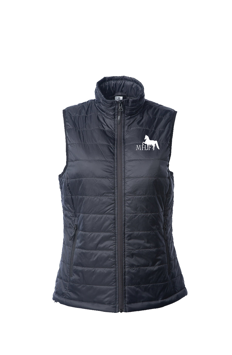Embroidered Womens Puffer Vest