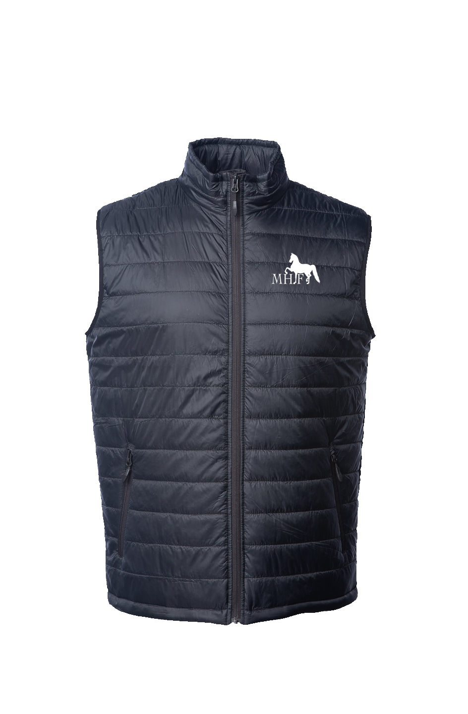 Embroidered Mens Puffer Vest