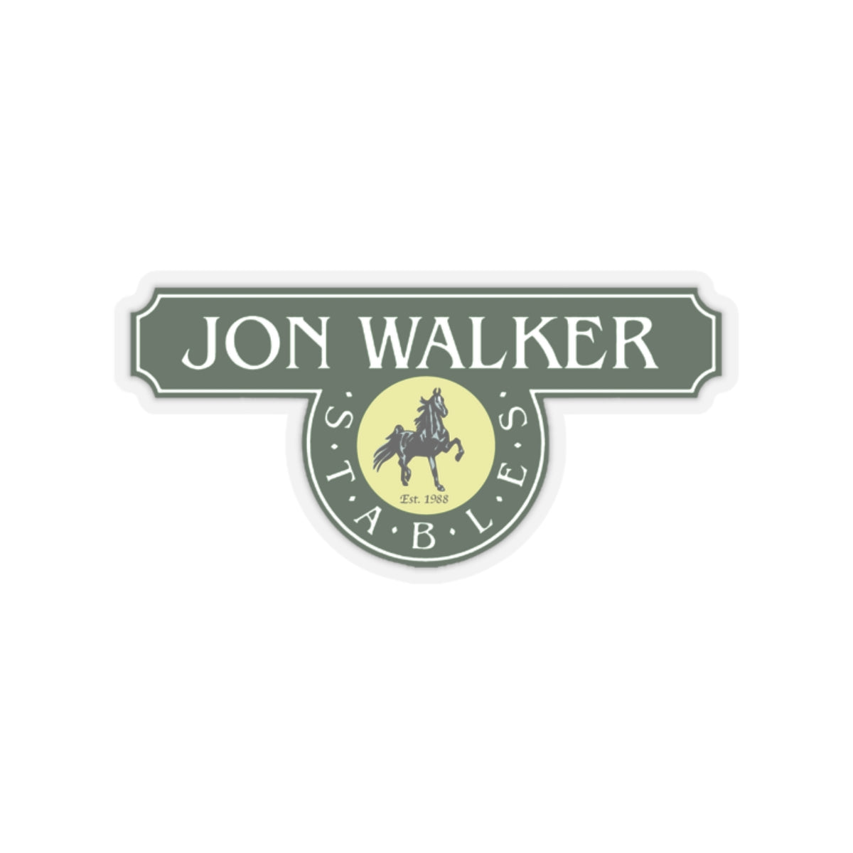 Stickers - 2 sizes, clear or white trim