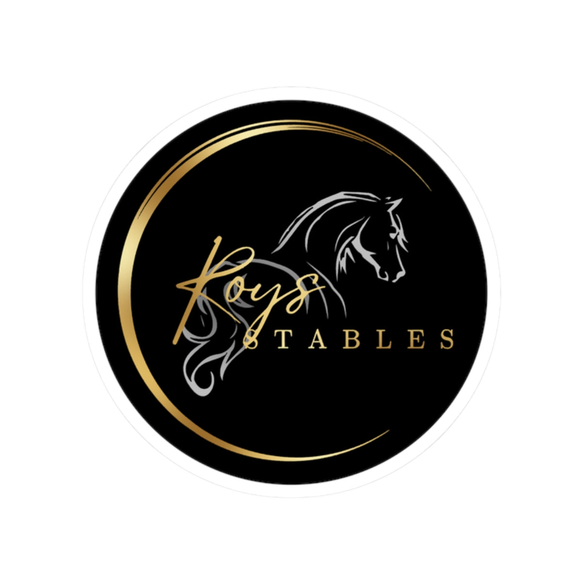 Stickers - 2 sizes, clear or white trim