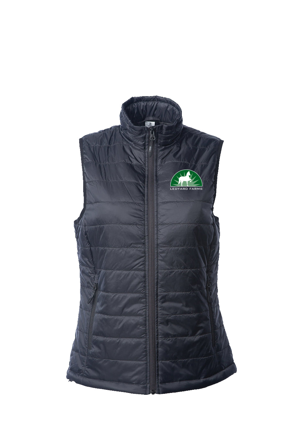 Embroidered Womens Puffer Vest