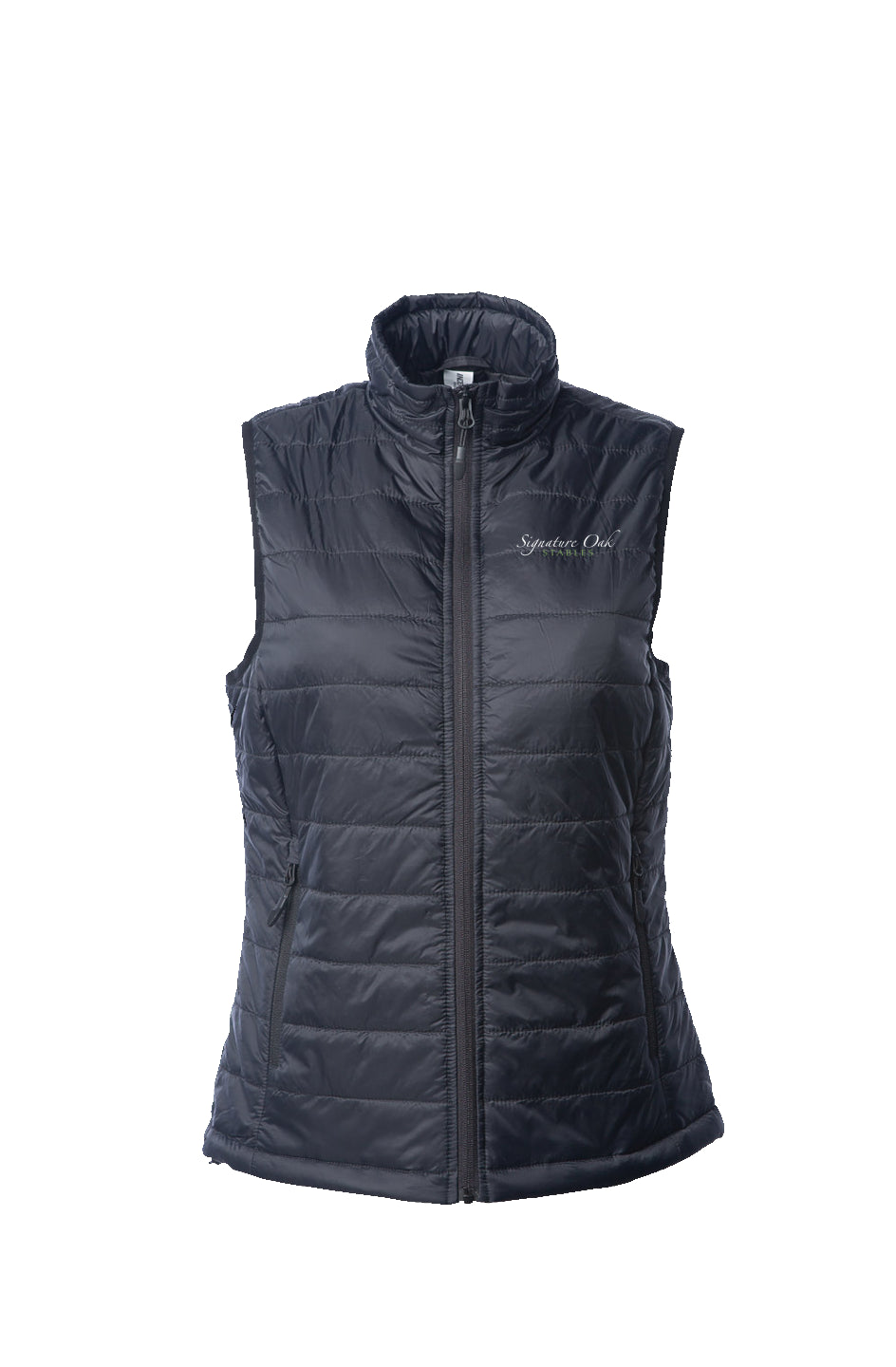 Embroidered Womens Puffer Vest