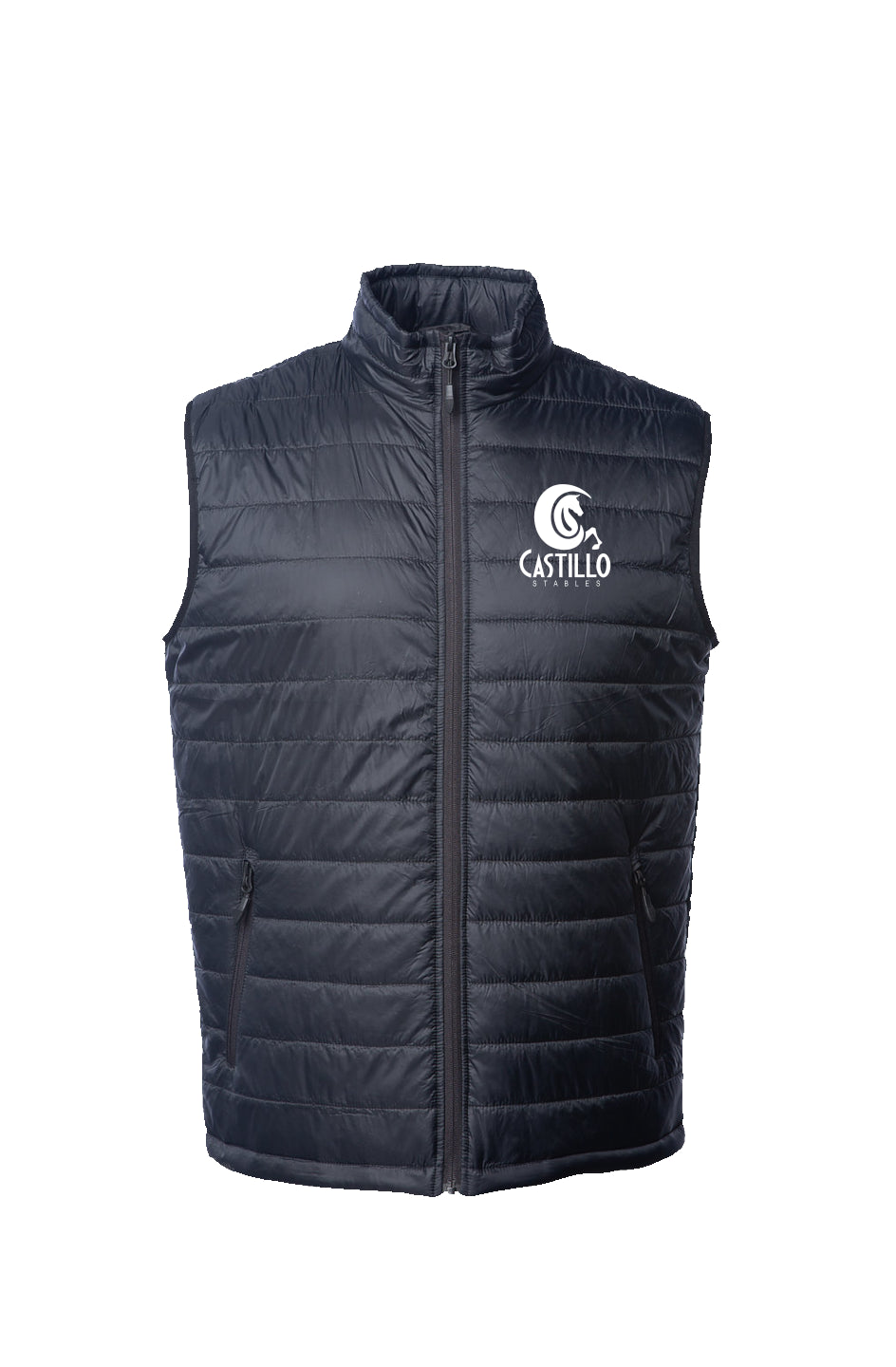 Embroidered Mens Puffer Vest