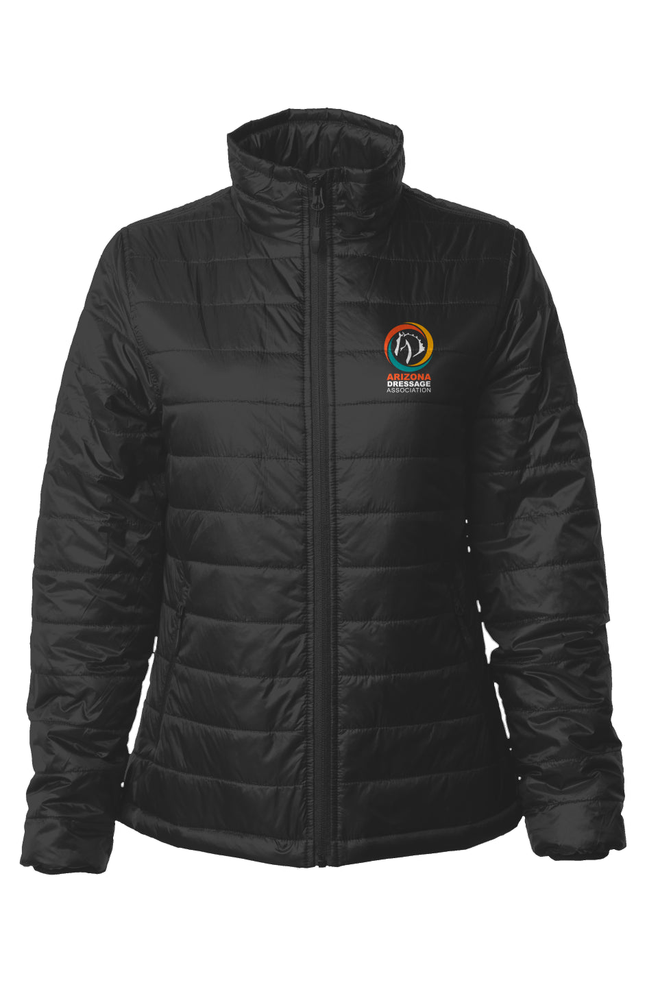 Embroidered Womens Puffer Jacket