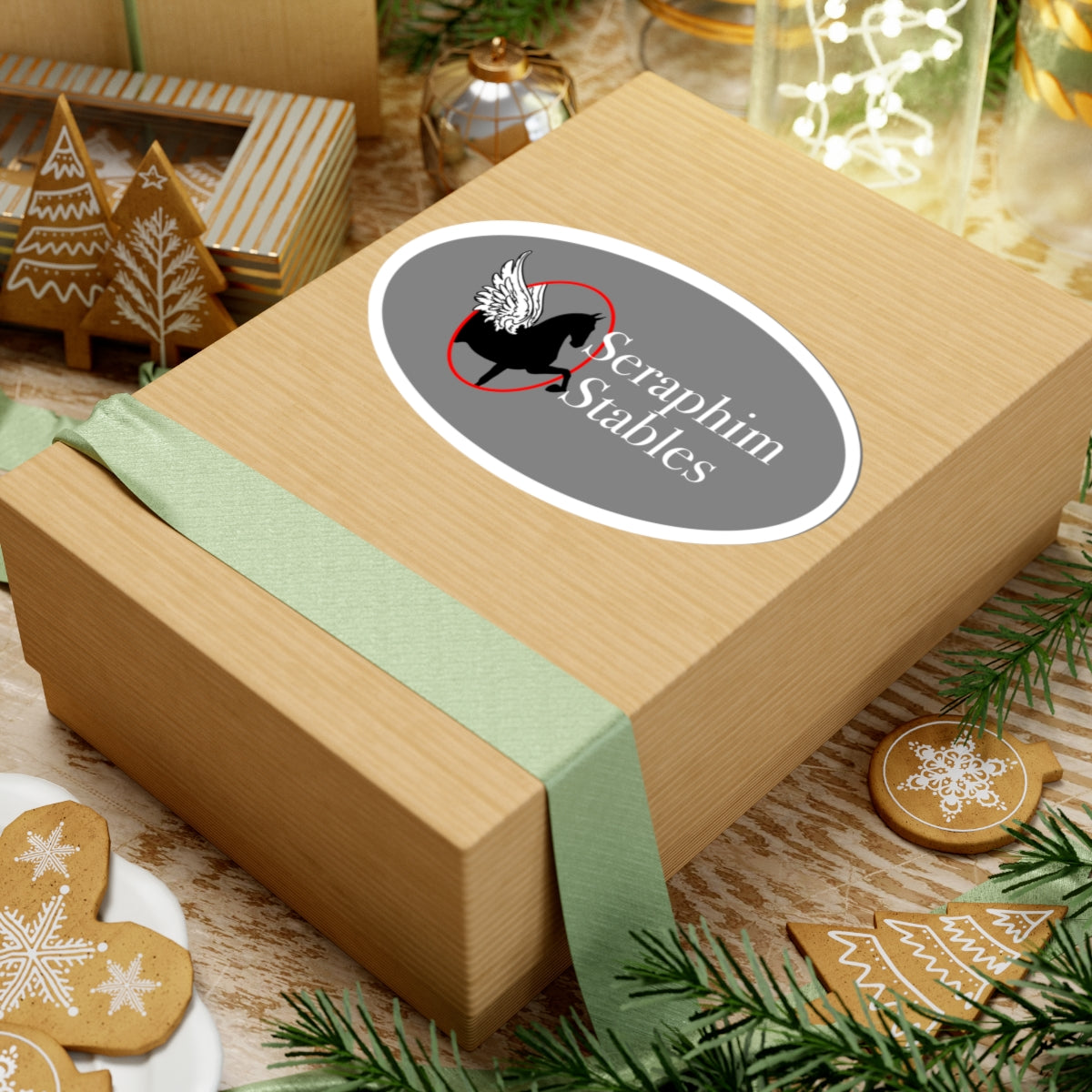 Stickers - 2 sizes, clear or white trim