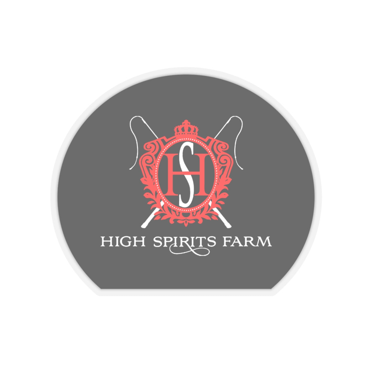 Stickers - 2 sizes, clear or white trim