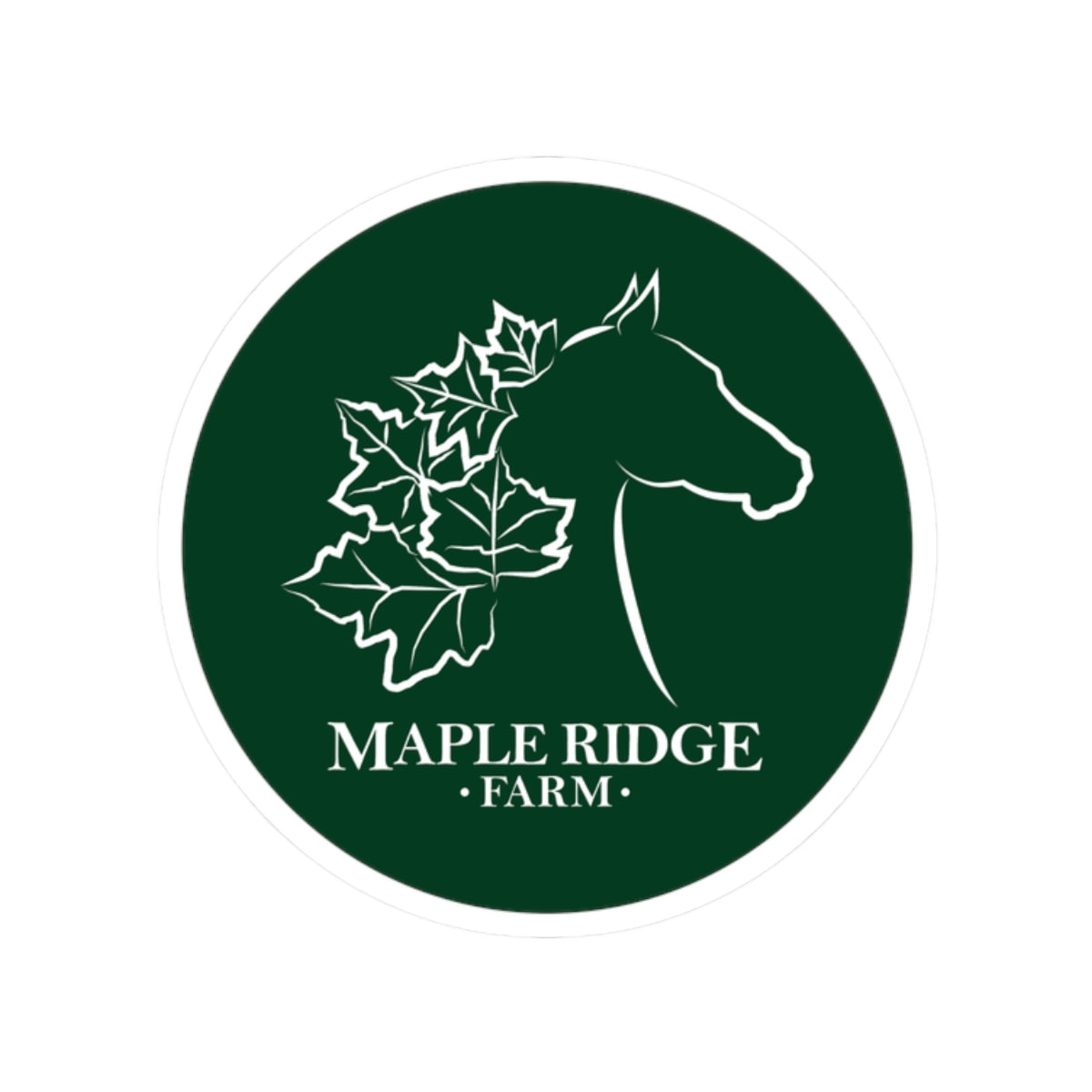 Stickers - 2 sizes, clear or white trim