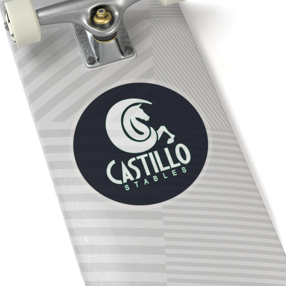 Stickers - 2 sizes, clear or white trim