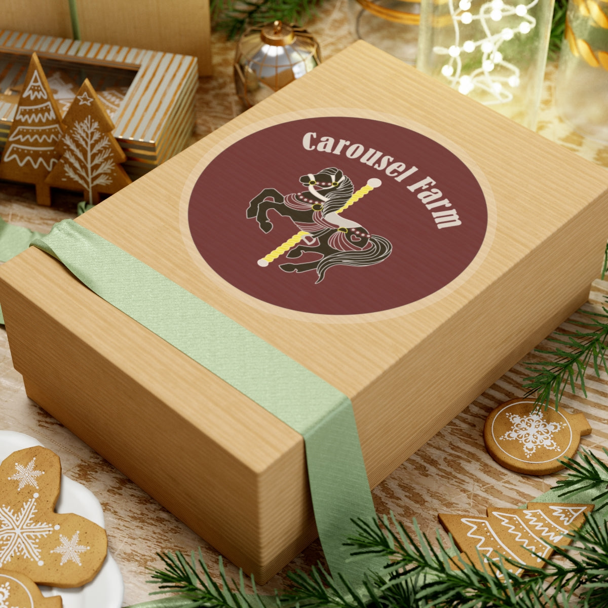 Stickers - 2 sizes, clear or white trim