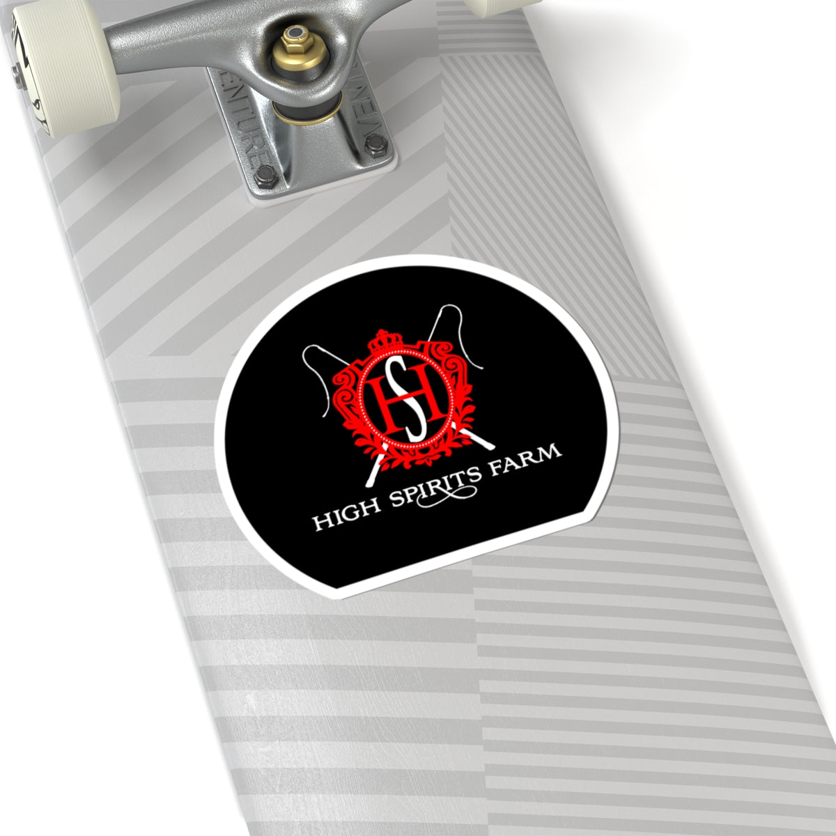 Stickers - 2 sizes, clear or white trim