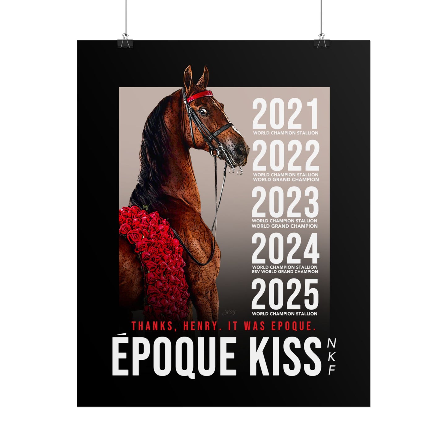 Époque Kiss NKF - Rolled Poster - 2 Sizes