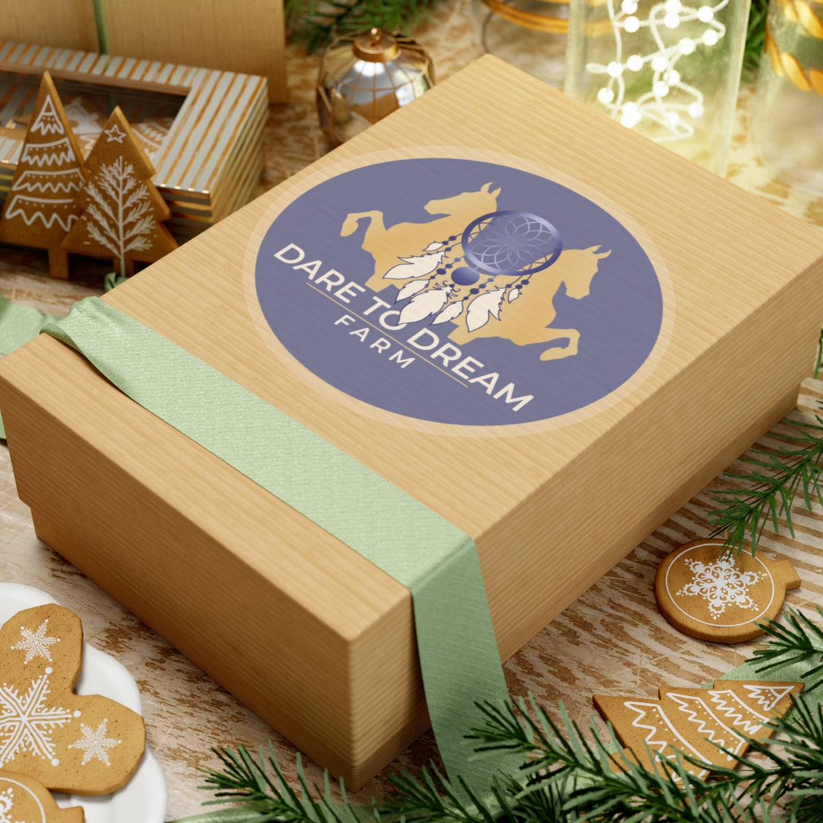 Stickers - 2 sizes, clear or white trim