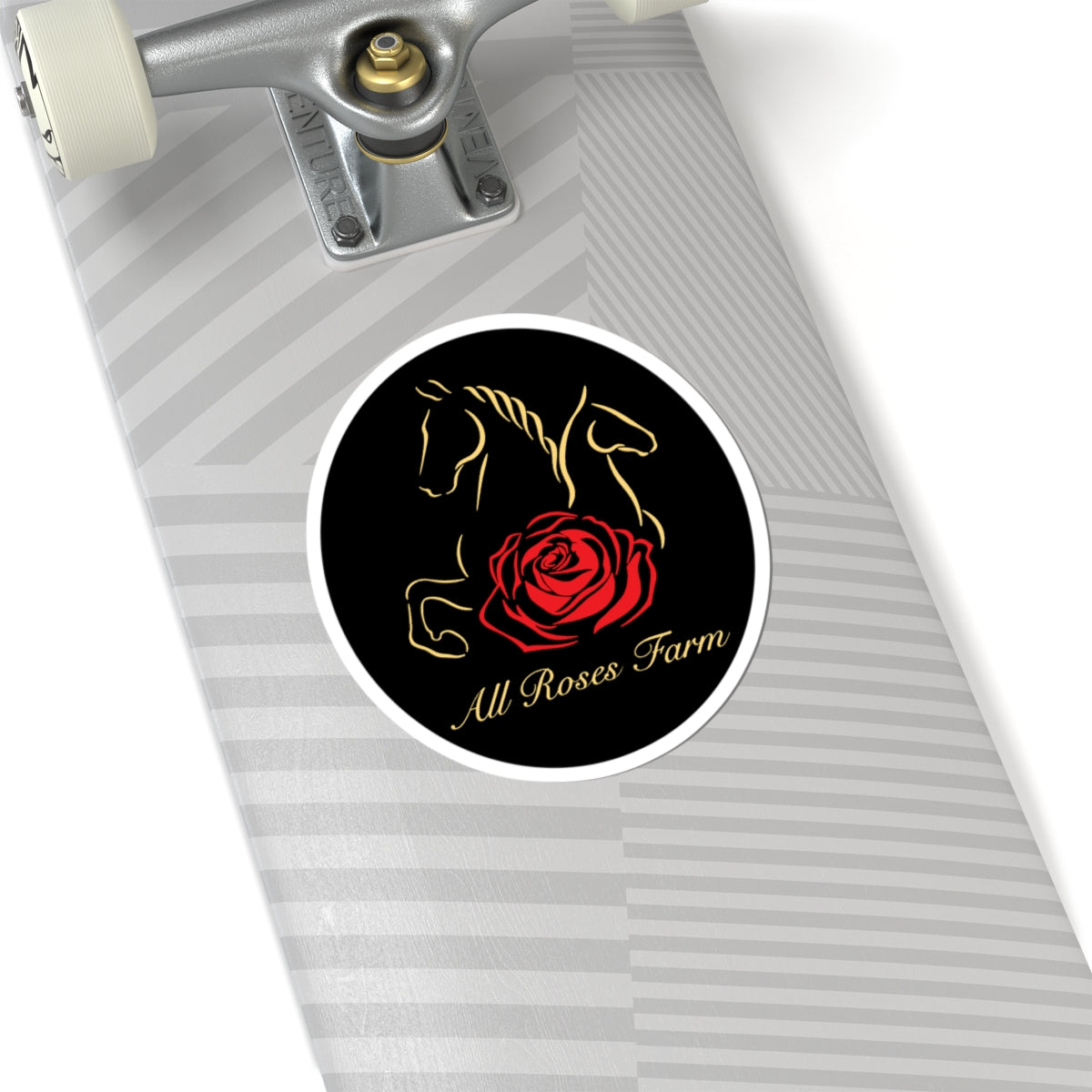 Stickers - 2 sizes, clear or white trim