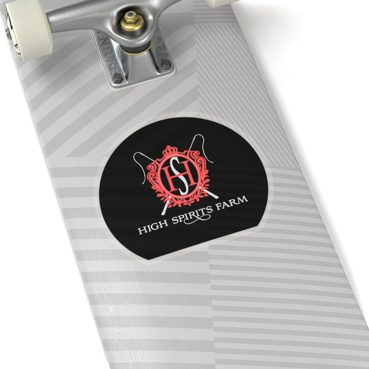 Stickers - 2 sizes, clear or white trim