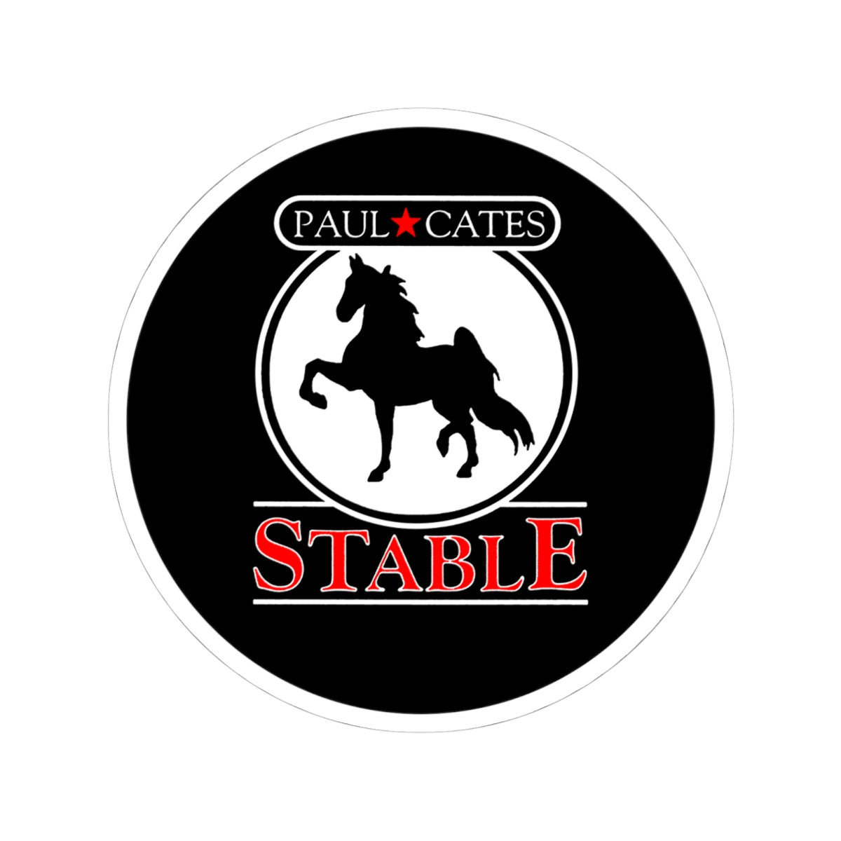 Stickers - 2 sizes, clear or white trim