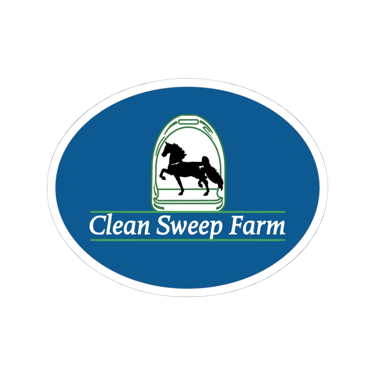 Stickers - 2 sizes, clear or white trim