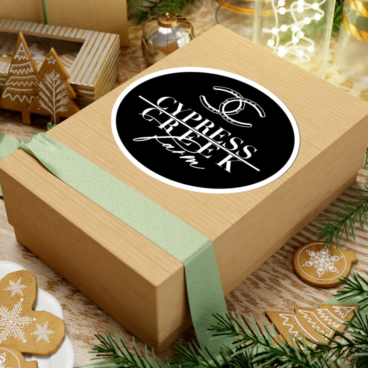 Stickers - 2 sizes, clear or white trim