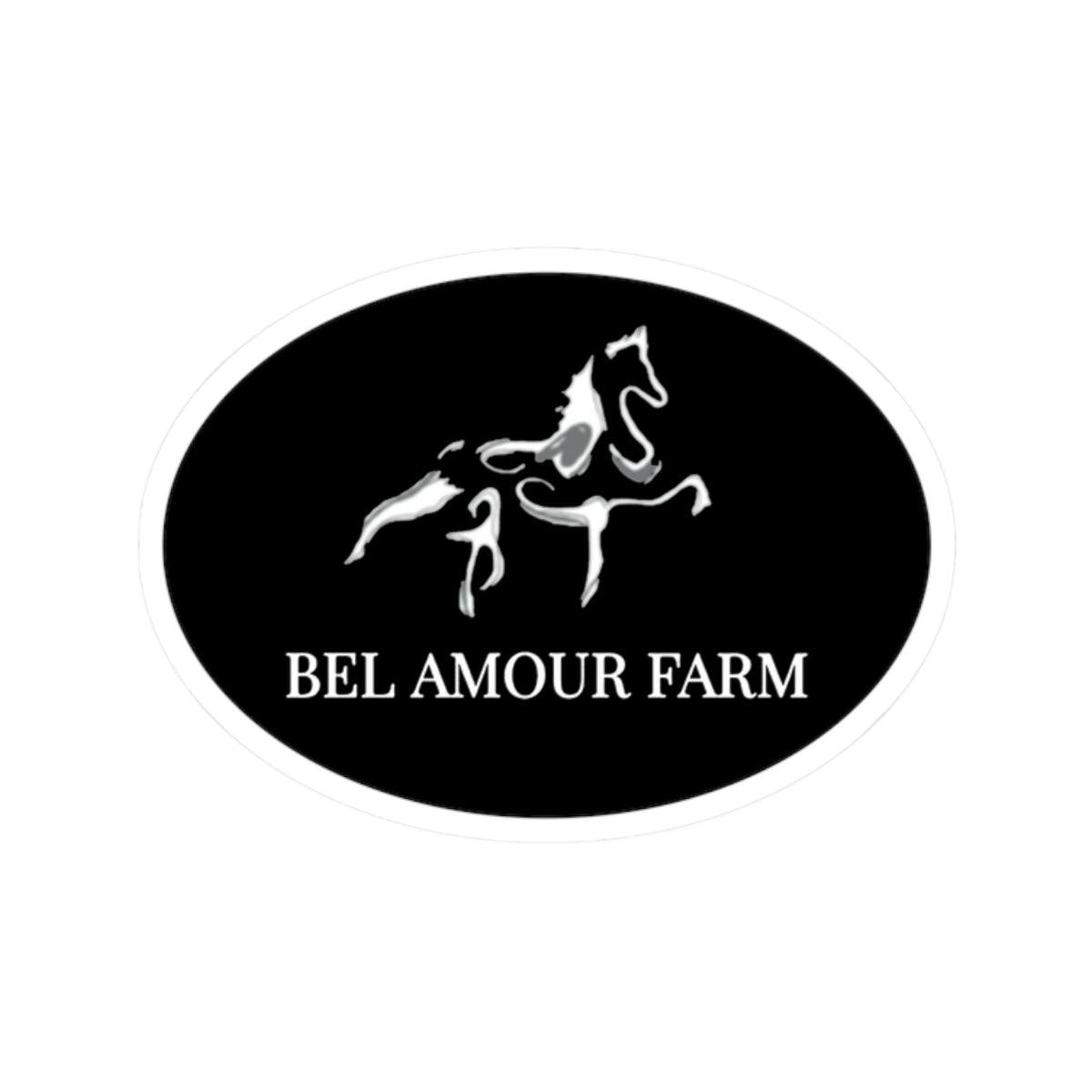 Stickers - 2 sizes, clear or white trim