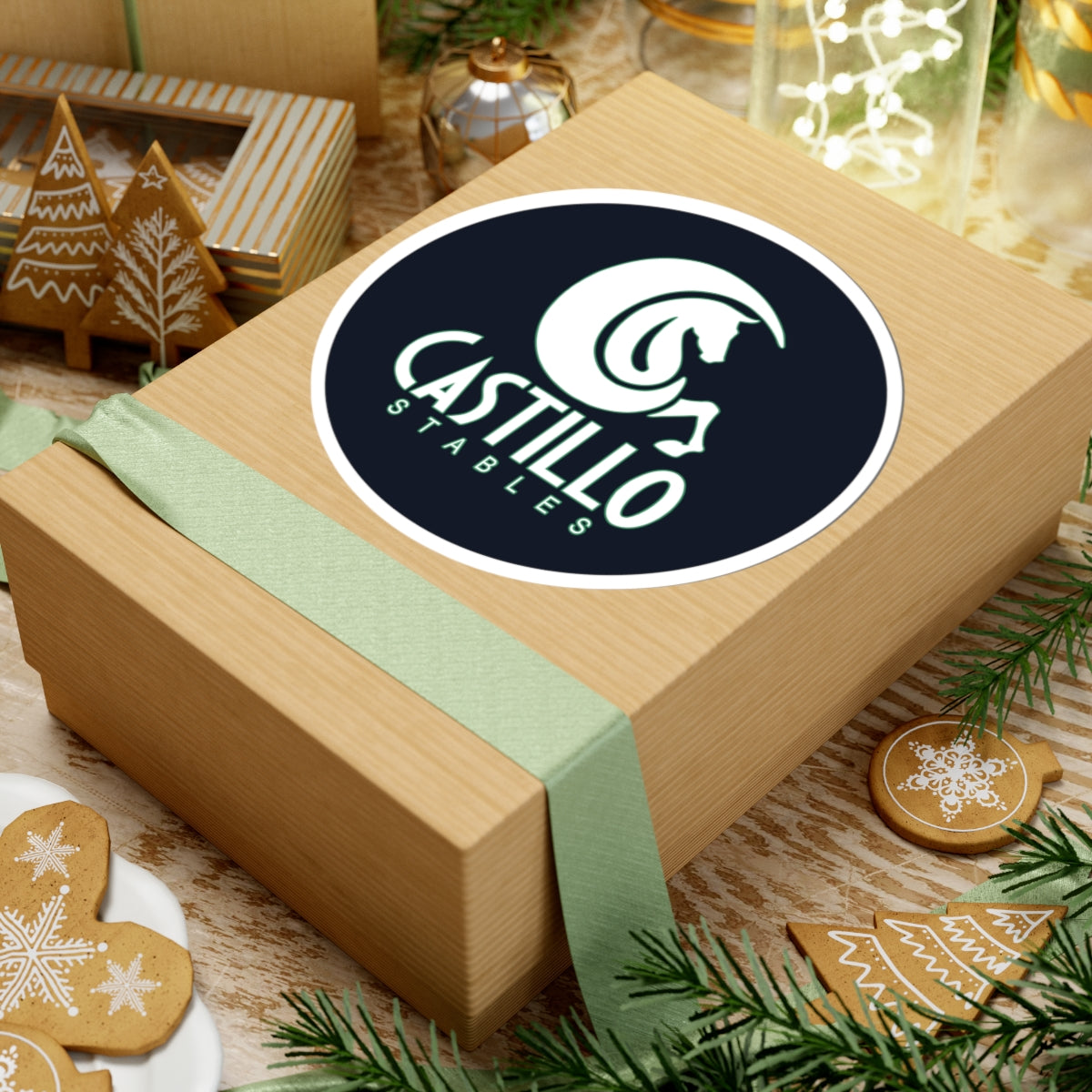 Stickers - 2 sizes, clear or white trim