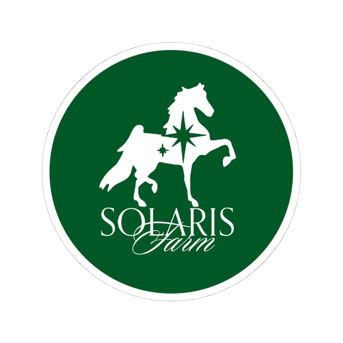 Stickers - 2 sizes, clear or white trim