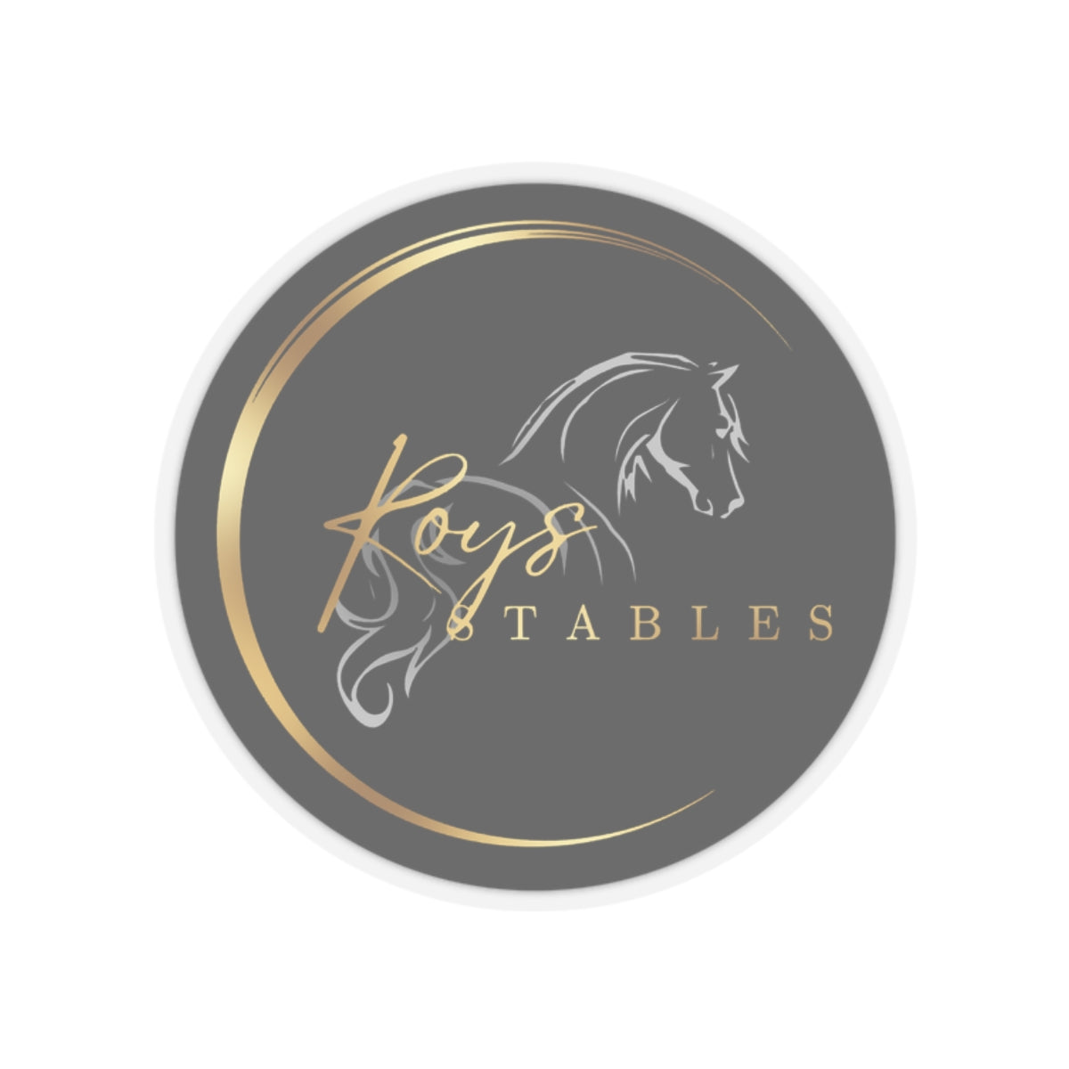 Stickers - 2 sizes, clear or white trim