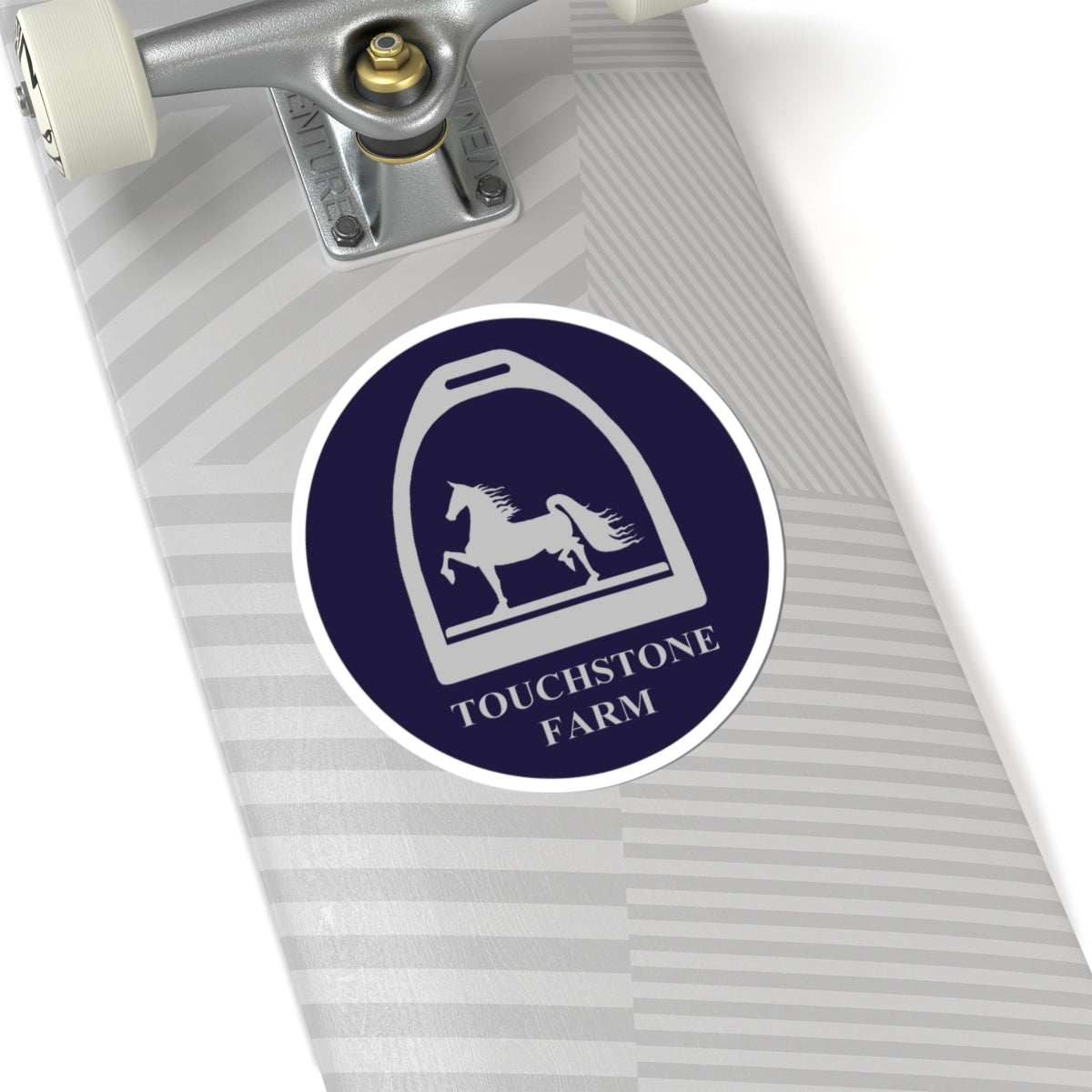 Stickers - 2 sizes, clear or white trim