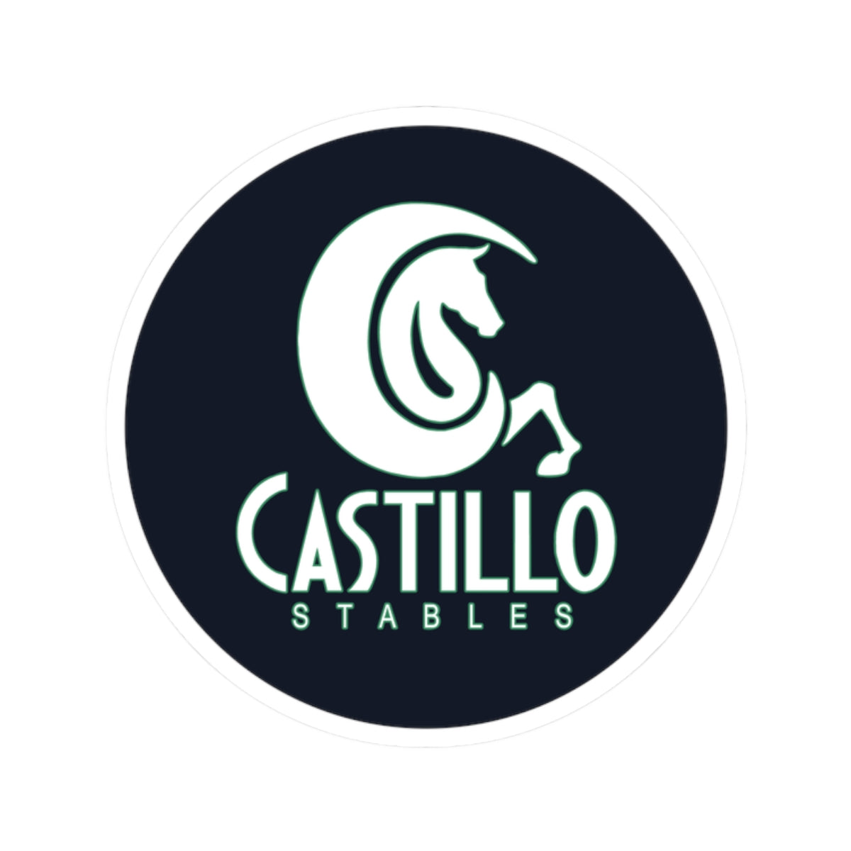 Stickers - 2 sizes, clear or white trim