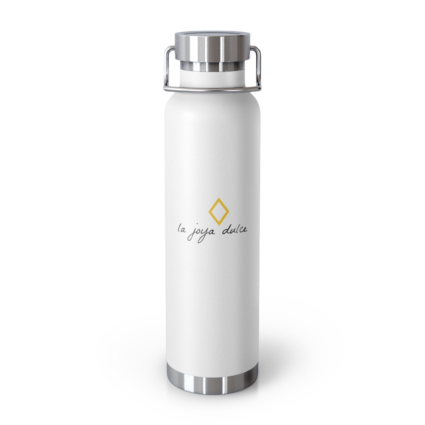 22oz Copper Vacuum Insulated Bottle - Black & White