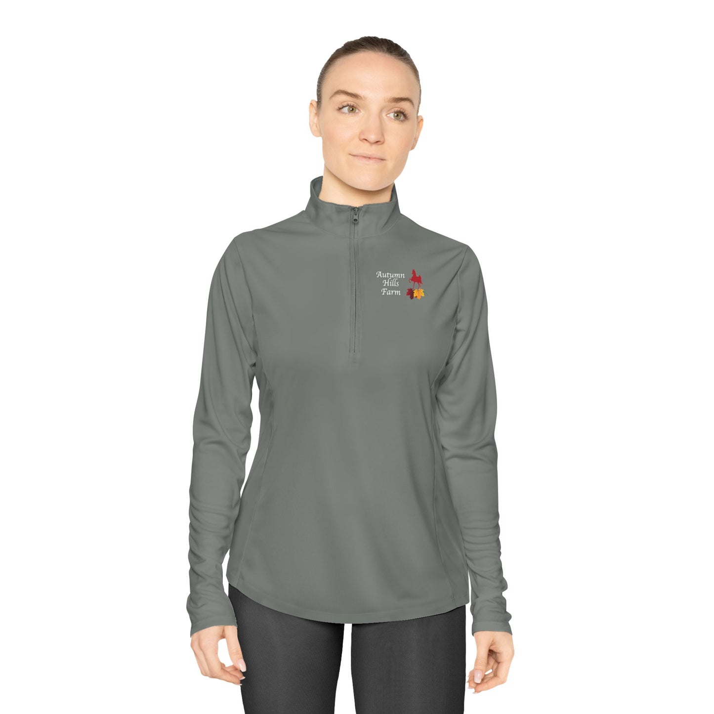 Ladies Quarter-Zip Pullover AHF