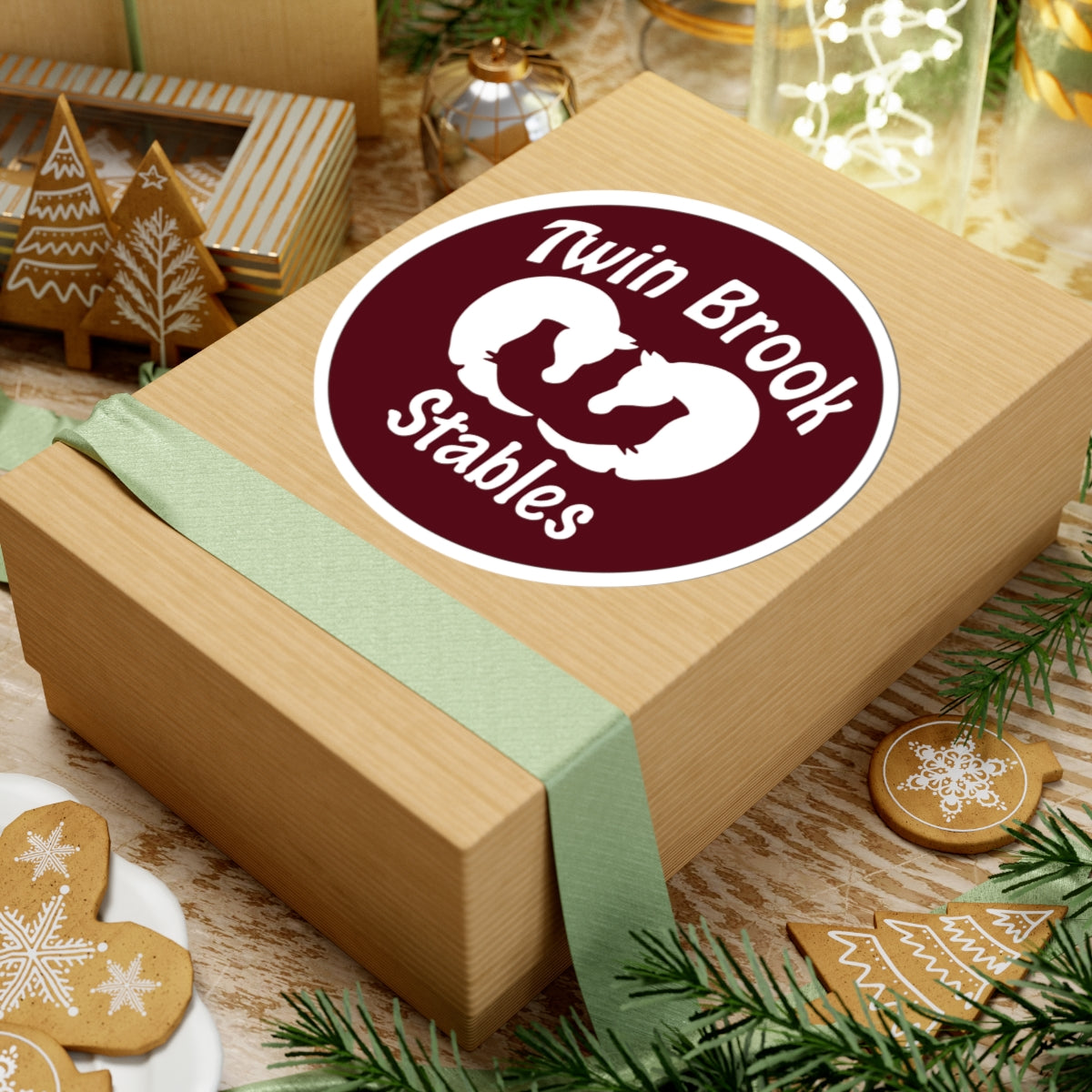 Stickers - 2 sizes, clear or white trim