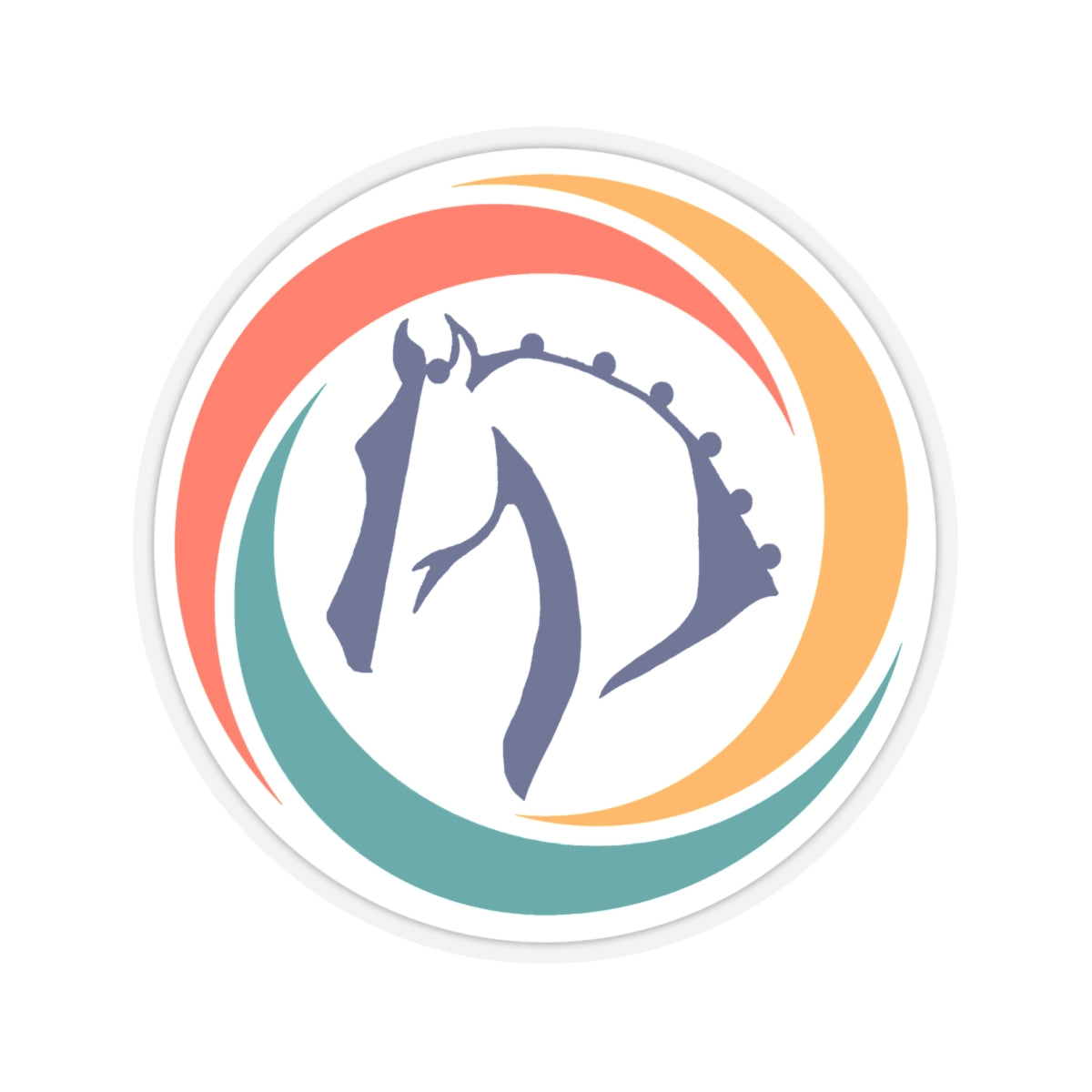Stickers - 2 sizes, clear or white trim
