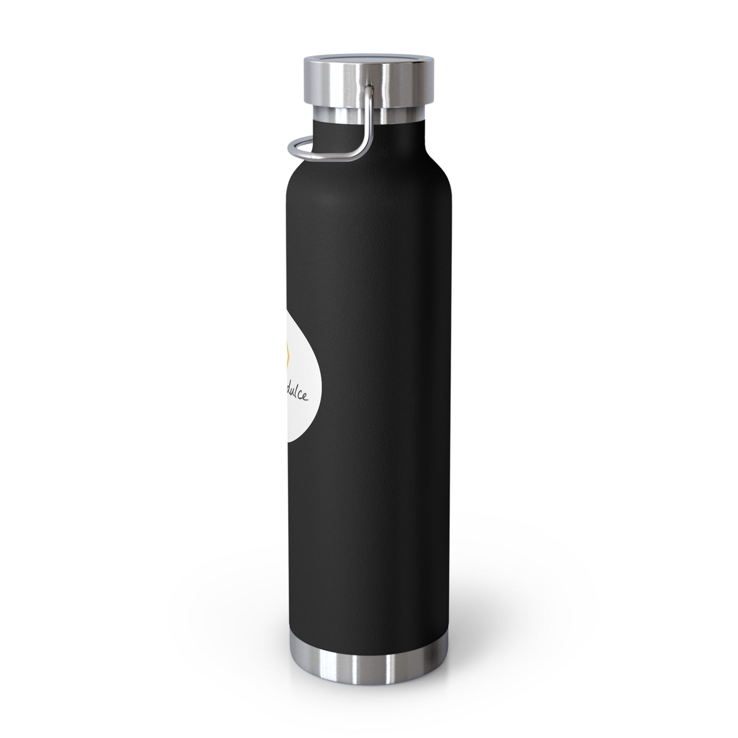 22oz Copper Vacuum Insulated Bottle - Black & White
