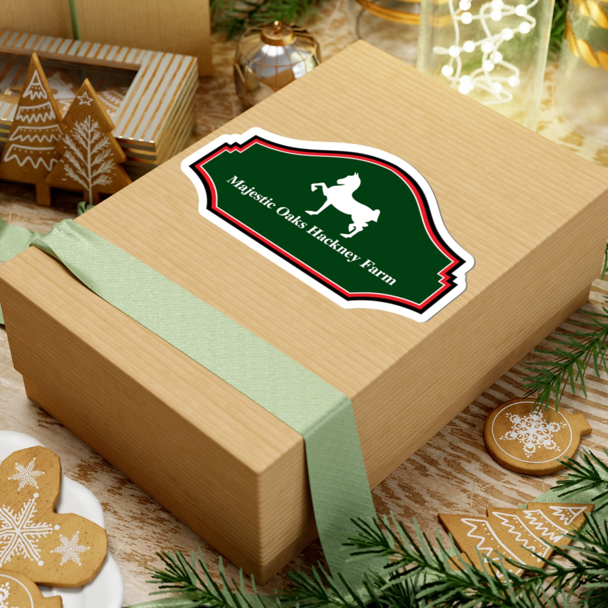 Stickers - 2 sizes, clear or white trim