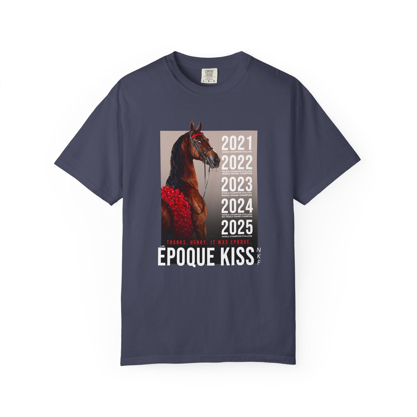 Époque Kiss - Front Design - Comfort Colors Tee