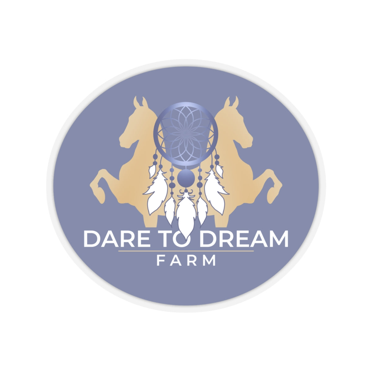 Stickers - 2 sizes, clear or white trim