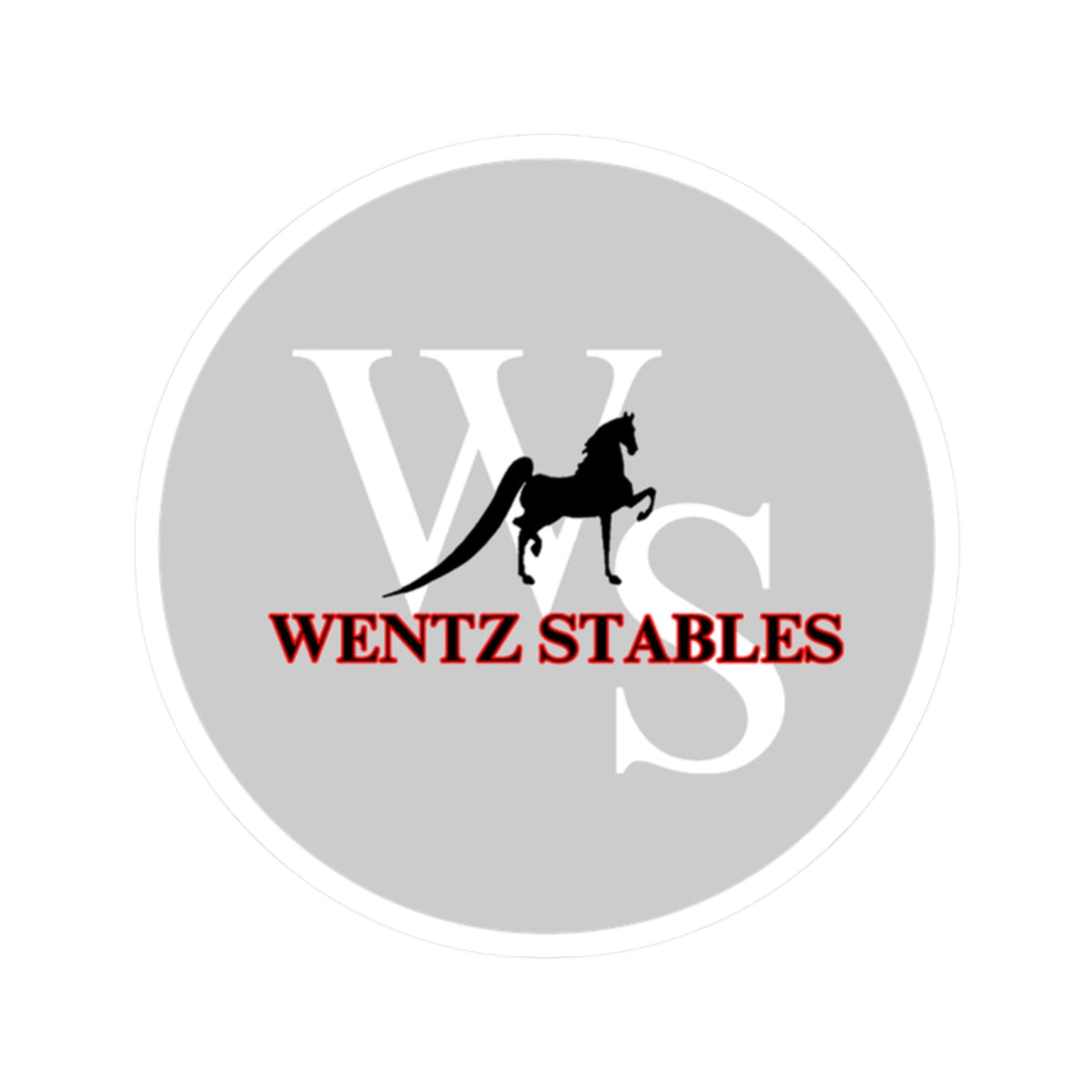 Stickers - 2 sizes, clear or white trim