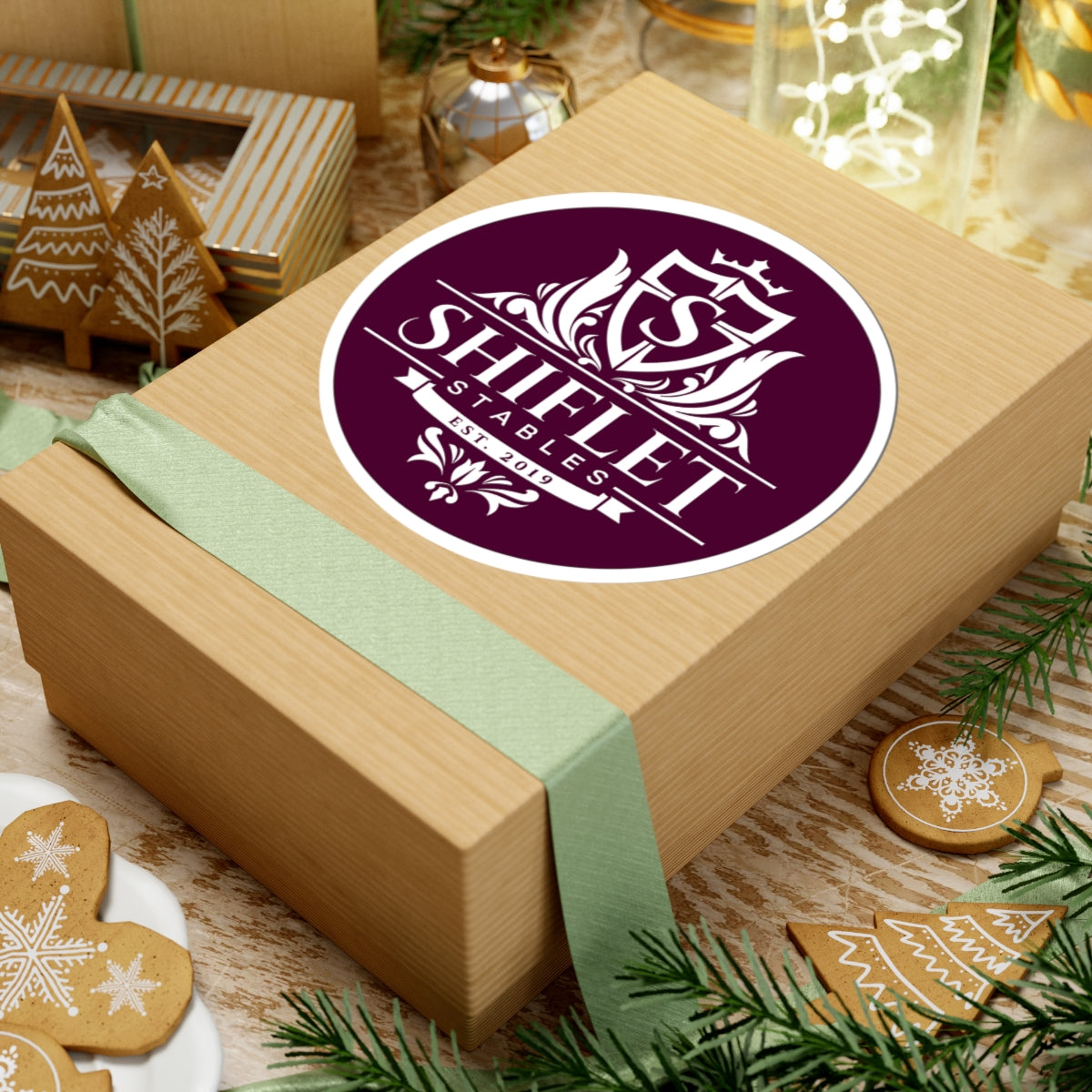 Stickers - 2 sizes, clear or white trim