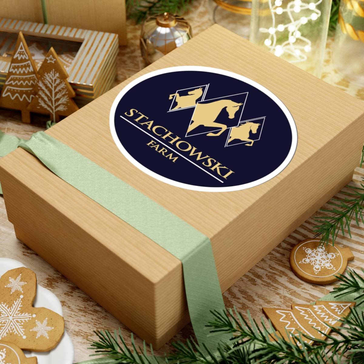 Stickers - 2 sizes, clear or white trim