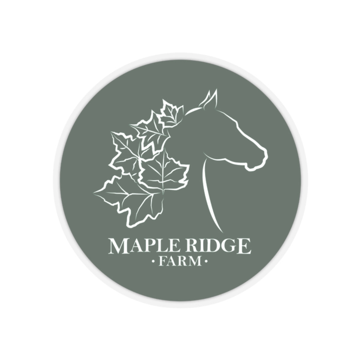 Stickers - 2 sizes, clear or white trim